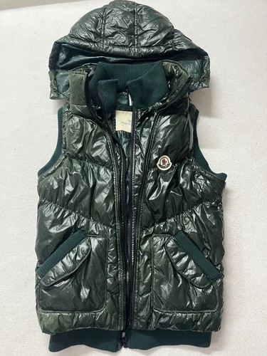 Gilet smanicato moncler verde - smanicato,