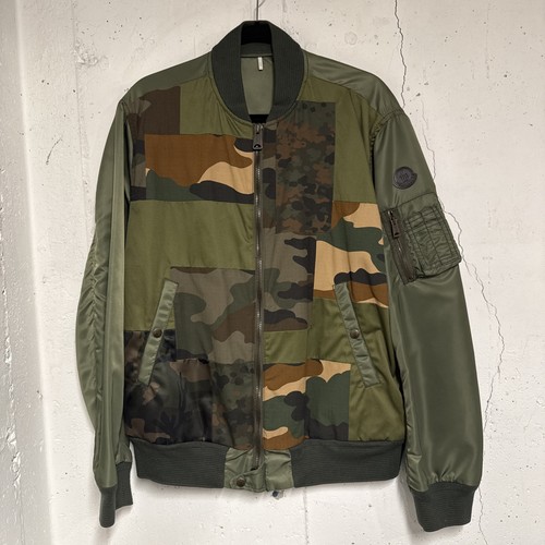 Moncler giacca bomber mimetica - bomber,