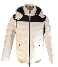 Piumino bianco e nero Moncler
