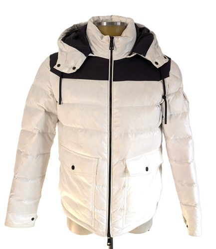 Piumino bianco nero moncler - bianco, e