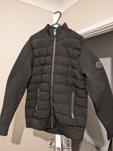 Cardigan moncler ibrido con - moncler,